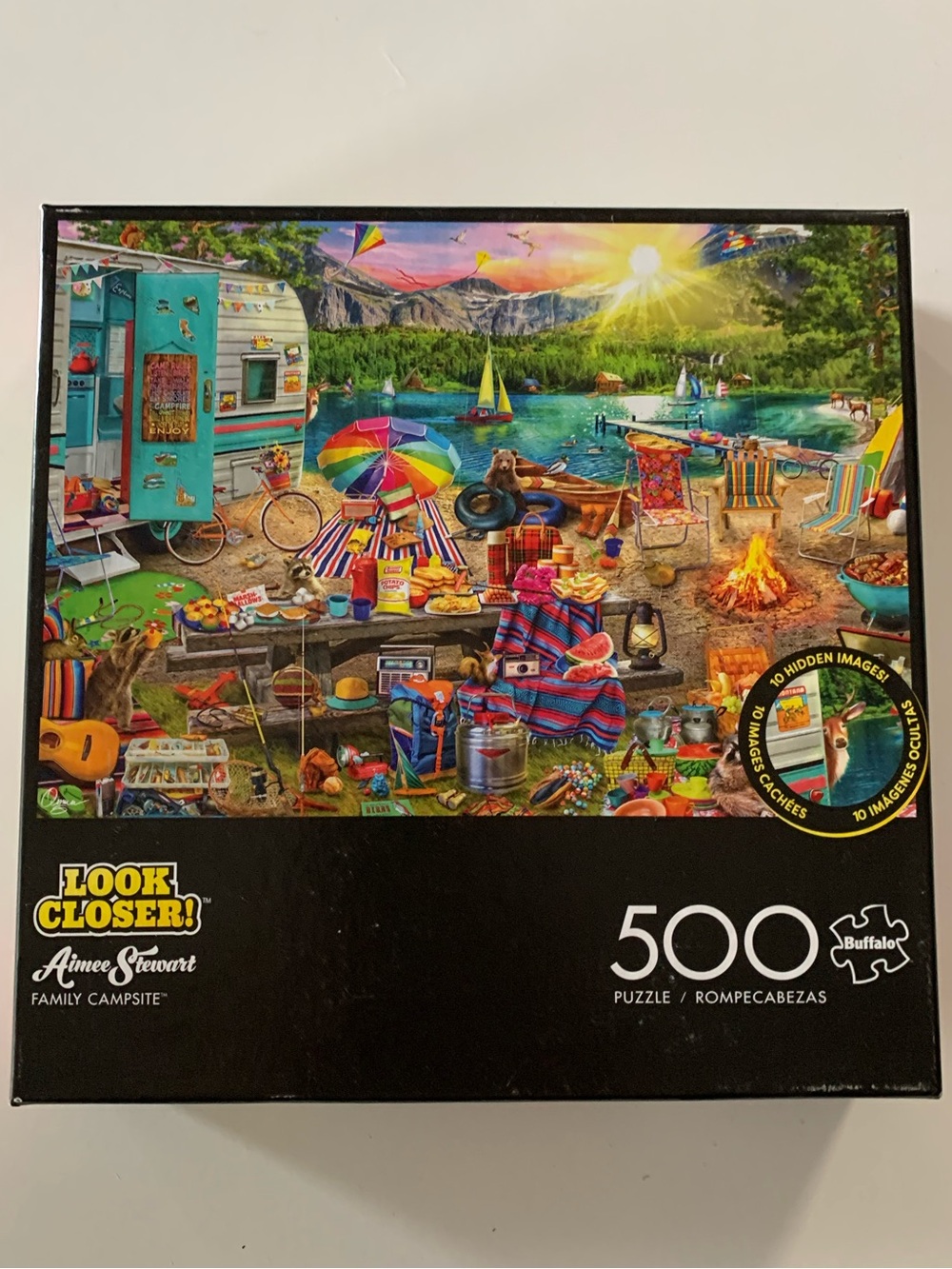 Buffalo Games Aimee Stewart Family Campsite 500 Piece Jigsaw Puzzle